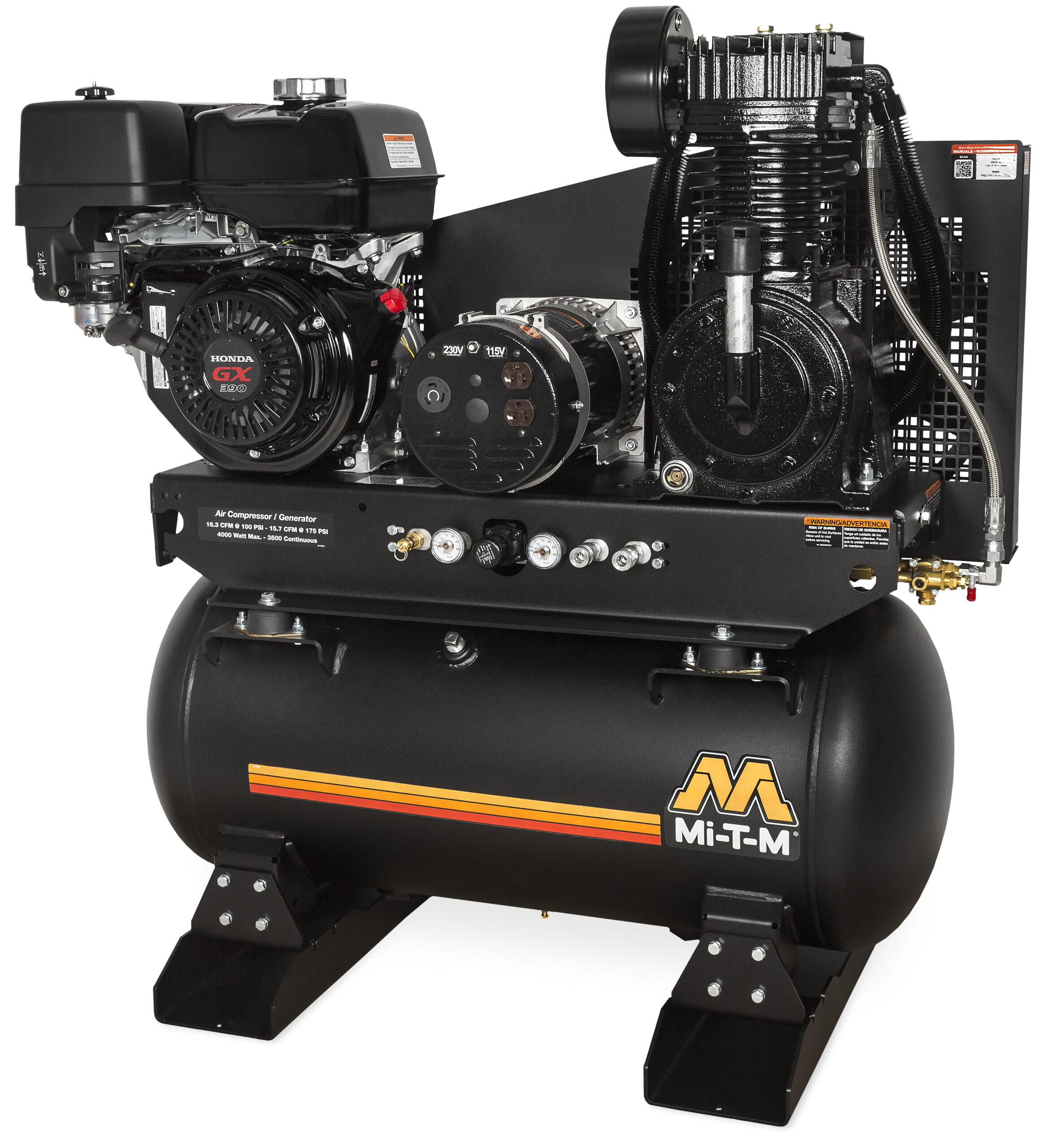 30-GALLON Industrial Two Stage - Gasoline AG2-SH13-30M
