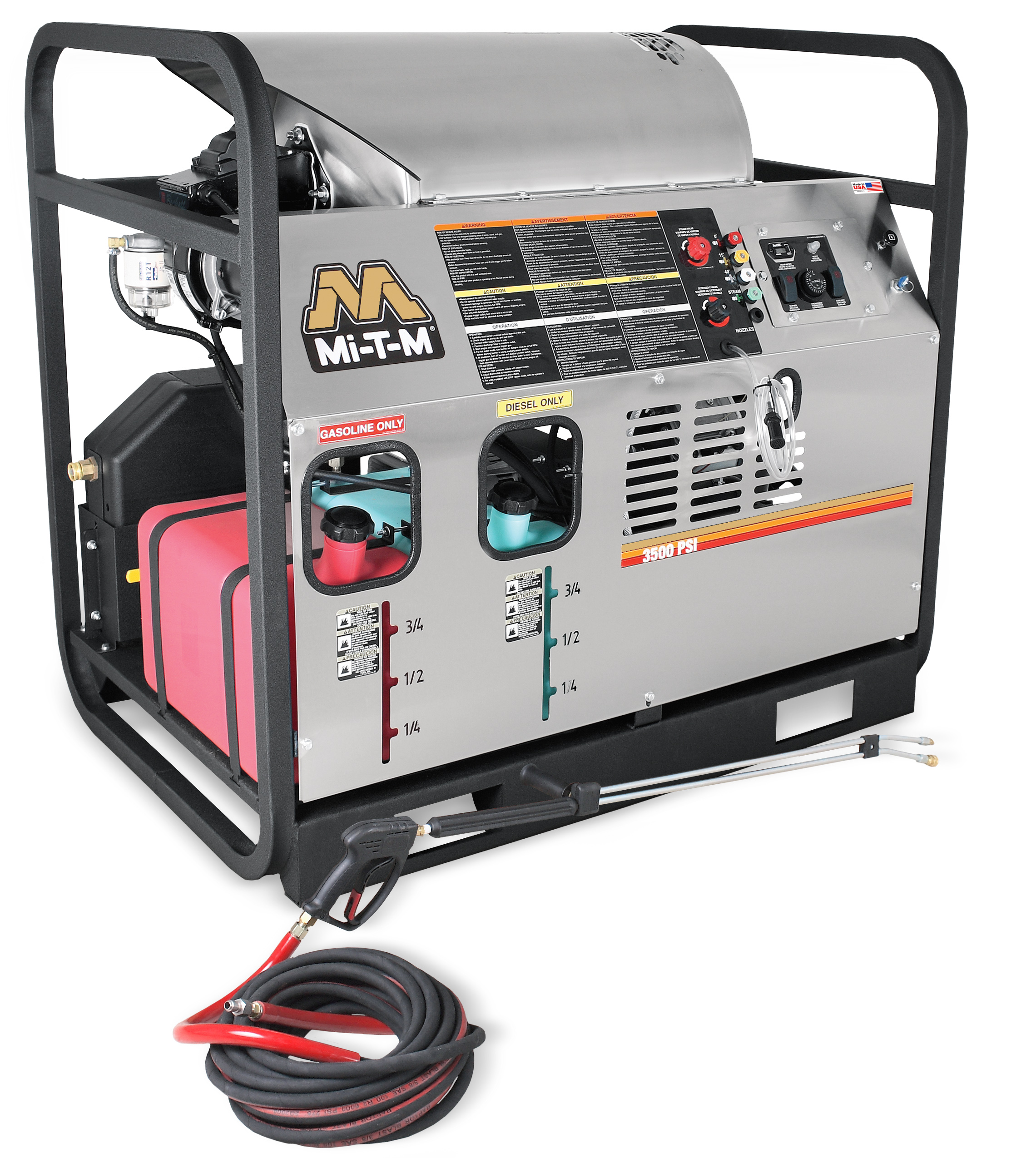 HDS Series Skid Gasoline Belt Drive - HDS-3505-0V6G