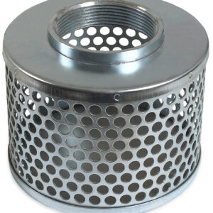 3-inch steel suction strainer with round openings 19-0629